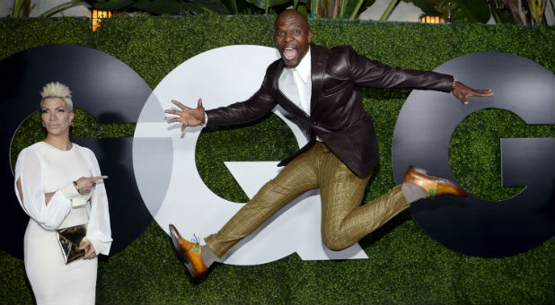 Terry Crews, right, hosted the 25th annual MovieGuide awards.