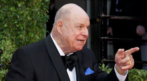 Comedian Don Rickles arrives at the 2011 Vanity Fair Oscar party in West Hollywood