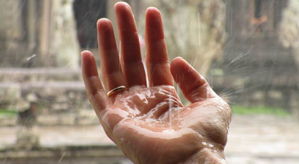 2020 10 hand rain water wet peace