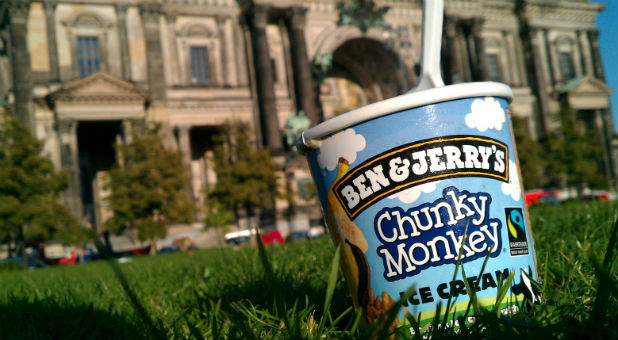 This is Ben and Jerry's way of sending a message: