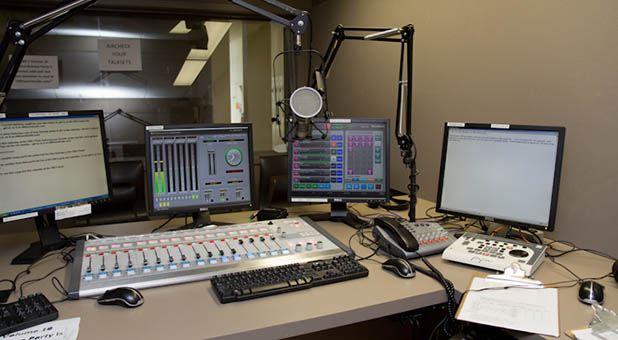 Empty Radio Studio