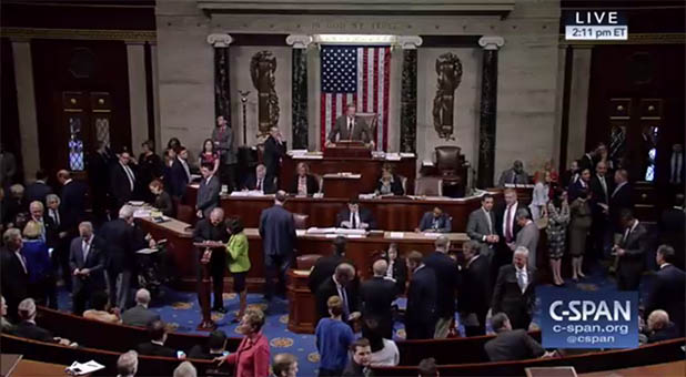 House of Representatives voting on the AHCA