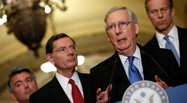 Senate Majority Leader Mitch McConnell (R-Ky.) and Senate Republican Leadership