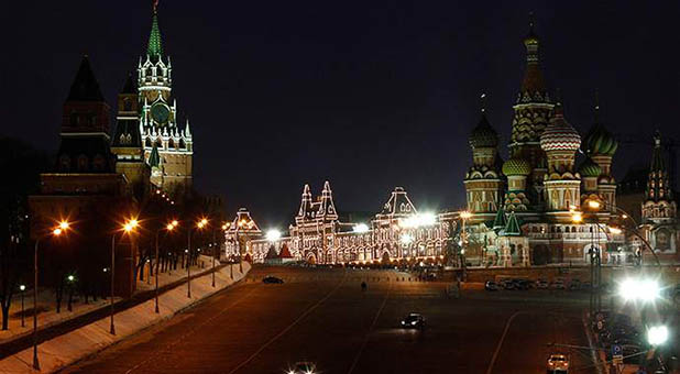 Red Square and Kremlin in Moscow