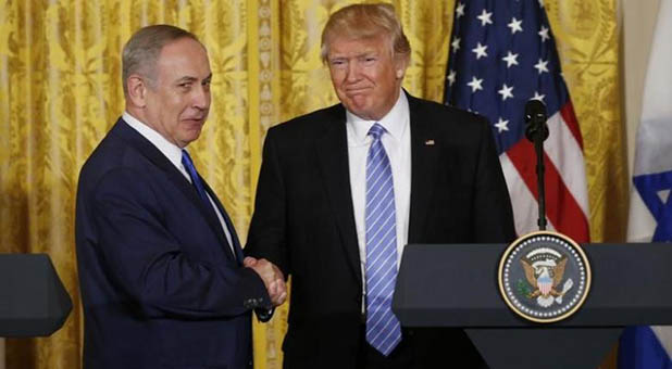President Donald Trump and Israeli Prime Minister Benajamin Netanyahu