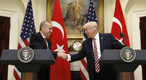President Donald Trump and Turkish President Recep Tayyip Erdogan