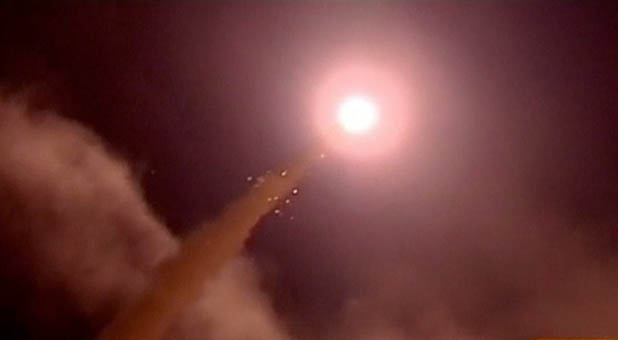 Iranian Missile Launch