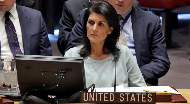 U.S. Permanent Representative to the United Nations Ambassador Nikki Haley