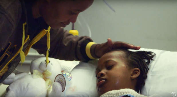 This Tanzanian child was saved by Samaritan's Purse.
