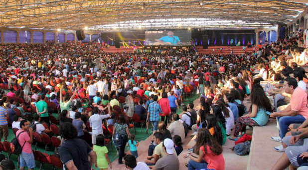 Egyptian Christians gather at a conference.