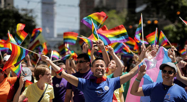 Gay Pride Marchers