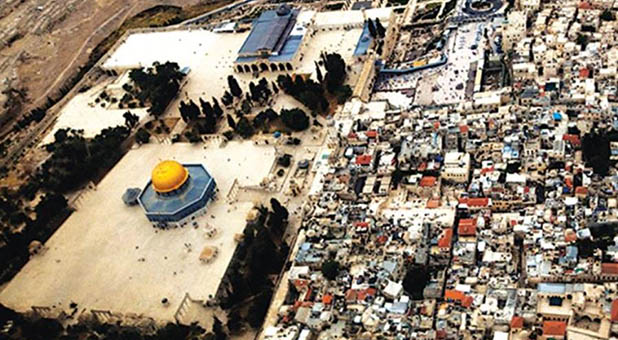 Aerial View of Jerusalem's Old City