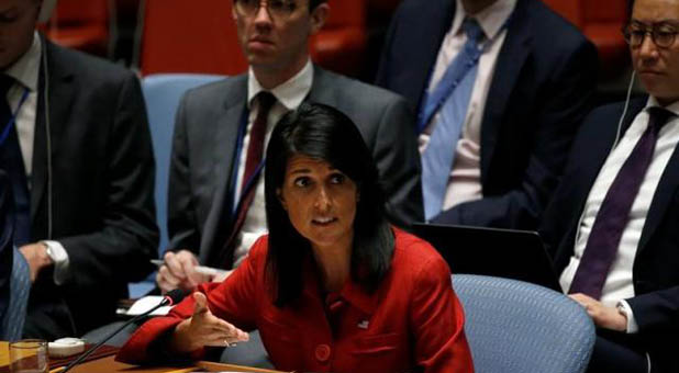 U.S. Permanent Representative to the United Nations Ambassador Nikki Haley