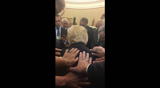 President Donald Trump and Evangelical Faith Leaders