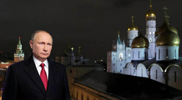 Russian President Vladimir Putin at the Kremlin