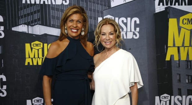 Hoda Kotb and Kathie Lee Gifford at the CMT Country Music Awards.