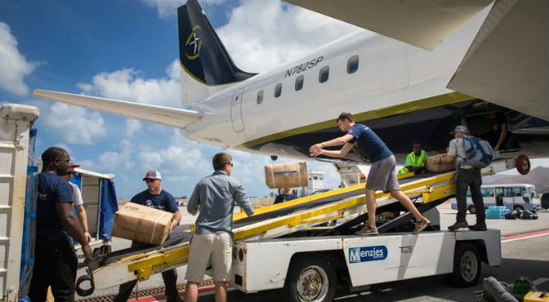Emergency relief supplies are reaching the people of Puerto Rico.