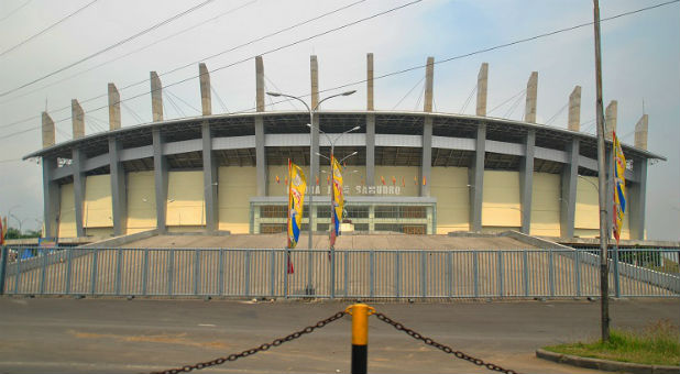 The Gelora Joko Samudro stadium in East Java.