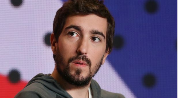 Author Jeff Bauman attends a press conference to promote the film