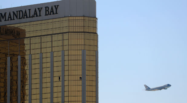 The shooter attacked out of Mandalay Bay.