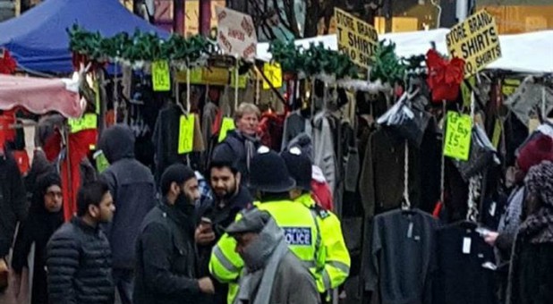 Due to the natural affront and the nature of exhibited fears by members of the public Wilson Chowdhry, Chairman of the BPCA, called the local police, who talked with the individuals involved with the Islamic stall.