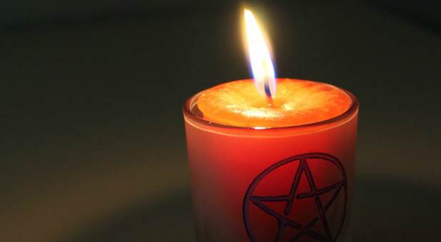 2017 spirit candle pentagram