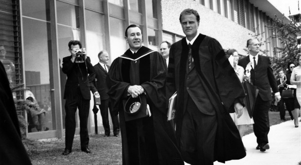 Oral Roberts with Billy Graham.