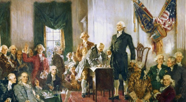 George Washington addresses early Americans.