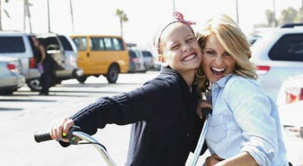 Candace Cameron Bure, right, with her daughter.