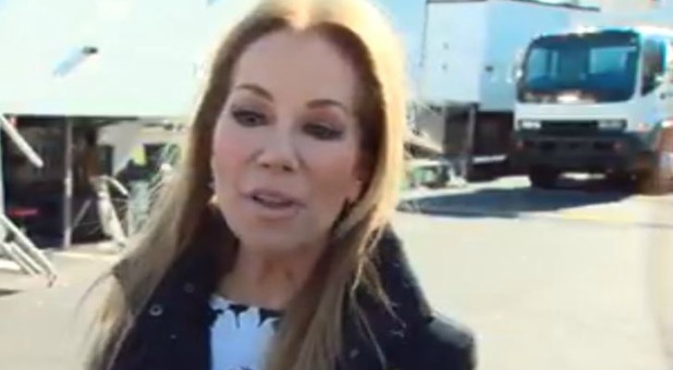 Kathie Lee Gifford at Billy Graham's funeral.