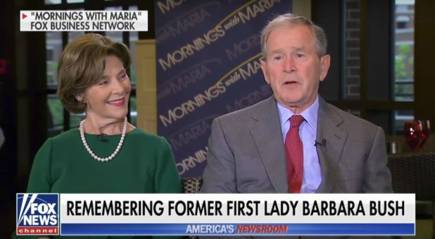 Barbara Bush was a woman of great faith, her son George W. Bush told Fox News the day after his mother's death.