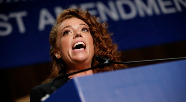 Comedian Michelle Wolf performs at the White House Correspondents' Association dinner.