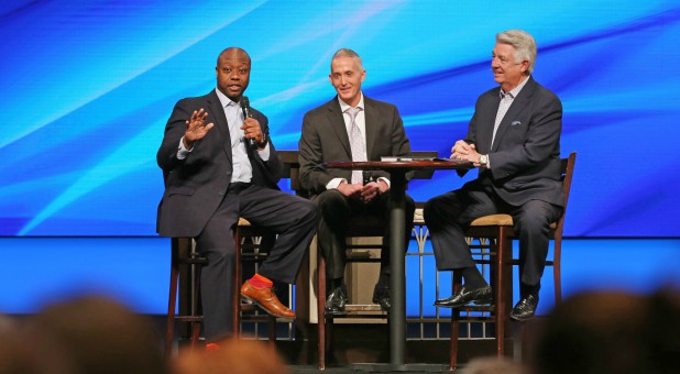 U.S. Sen. Tim Scott and U.S. Rep. Trey Gowdy speak with Pastor Jack Graham about their friendship, faith and hope for a divided nation.