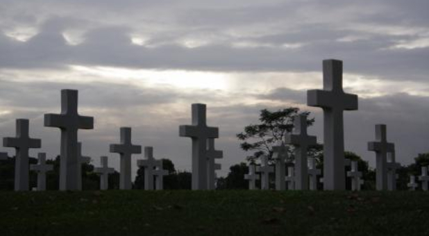 Headstones at the Manila American Cemetery