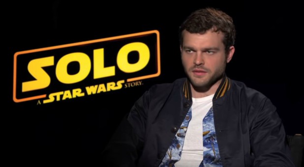 Alden Ehrenreich plays Han Solo in 'Solo.'