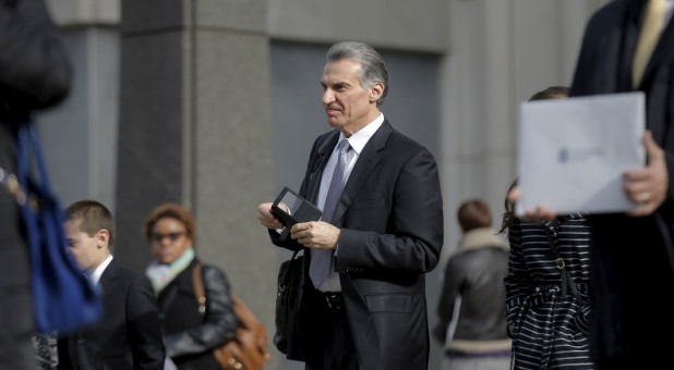 Former hedge fund manager Vitaly Korchevsky leaves Brooklyn Federal Court in the Brooklyn borough of New York, January 8, 2016.