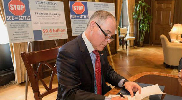 Scott Pruitt at the Environmental Protection Agency
