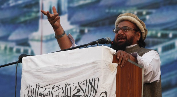 Hafiz Saeed, head of the Jamaat-ud-Dawa organization and founder of Lashkar-e-Taiba