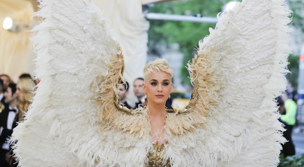 Singer-Songwriter Katy Perry arrives at the Metropolitan Museum of Art Costume Institute Gala (Met Gala).