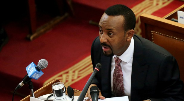 Ethiopia's newly elected Prime Minister Abiy Ahmed