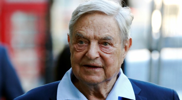 George Soros arrives to speak at the Open Russia Club in London, Britain, June 20, 2016.