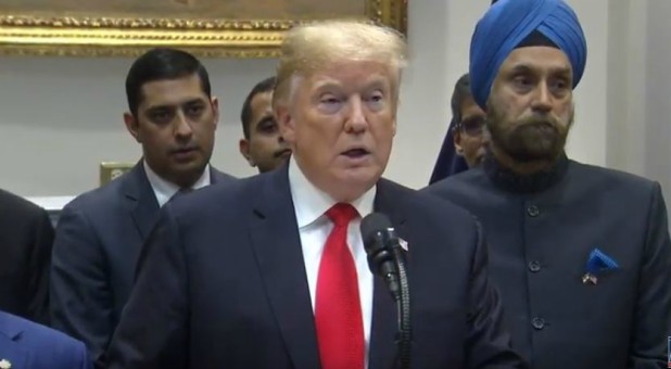 Trump hosts a Diwali festival at the White House.