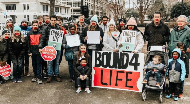 People march for life in Birmingham, Alabama.