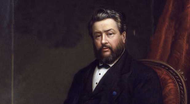 A painting of famed preacher Charles Spurgeon