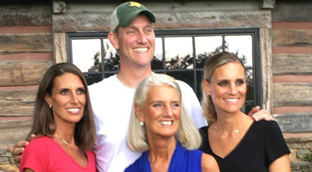 Anne Graham Lotz surrounded by her children.