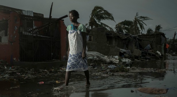 The aftermath of the Cyclone Idai is pictured in Beira, Mozambique.