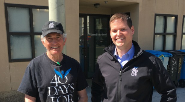 Ron with 40 Days For Life President Shawn Carney