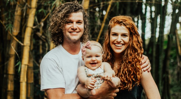 Jeremy, Audrey and Ember Roloff.