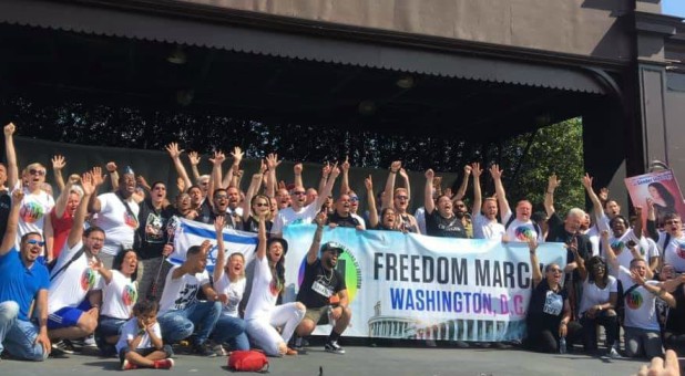 Participants in the 2019 D.C. Freedom March.