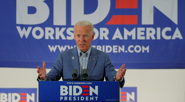 Democratic 2020 U.S. presidential candidate and former Vice President Joe Biden